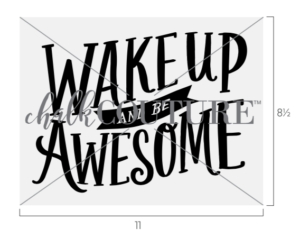 wake up and be awesome transfer
