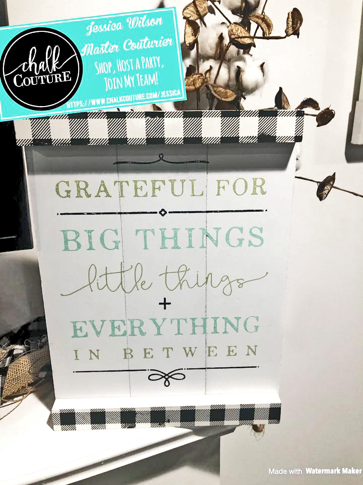 Playing with Grateful For Little Things transfer