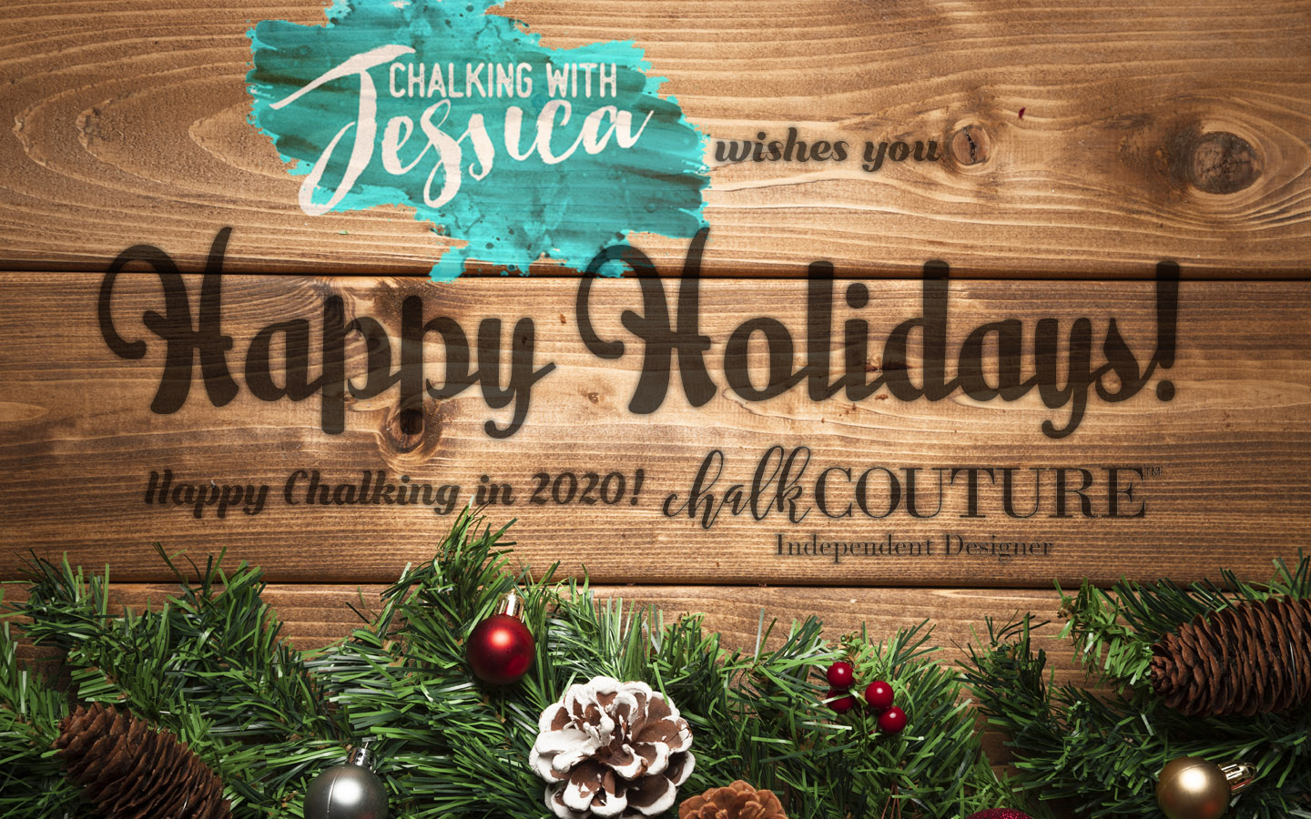 Happy Holidays from Chalking With Jessica!