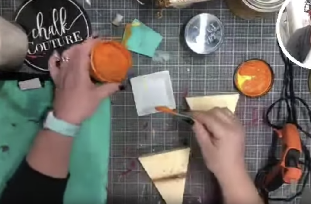 Using Chalk Couture Color Trays