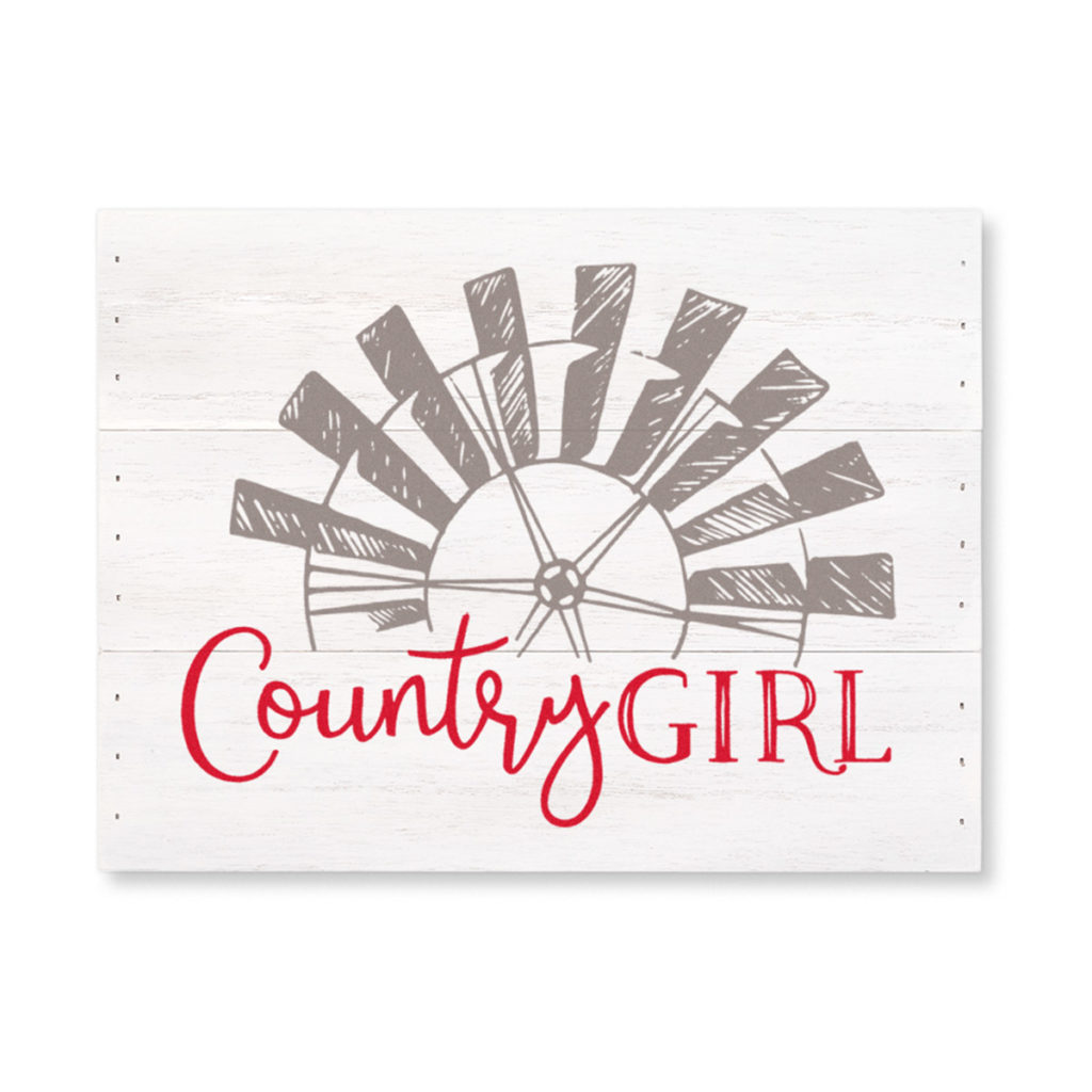 Country Girl Chalk transfer