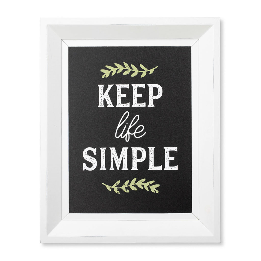 Keep Life Simple Sample