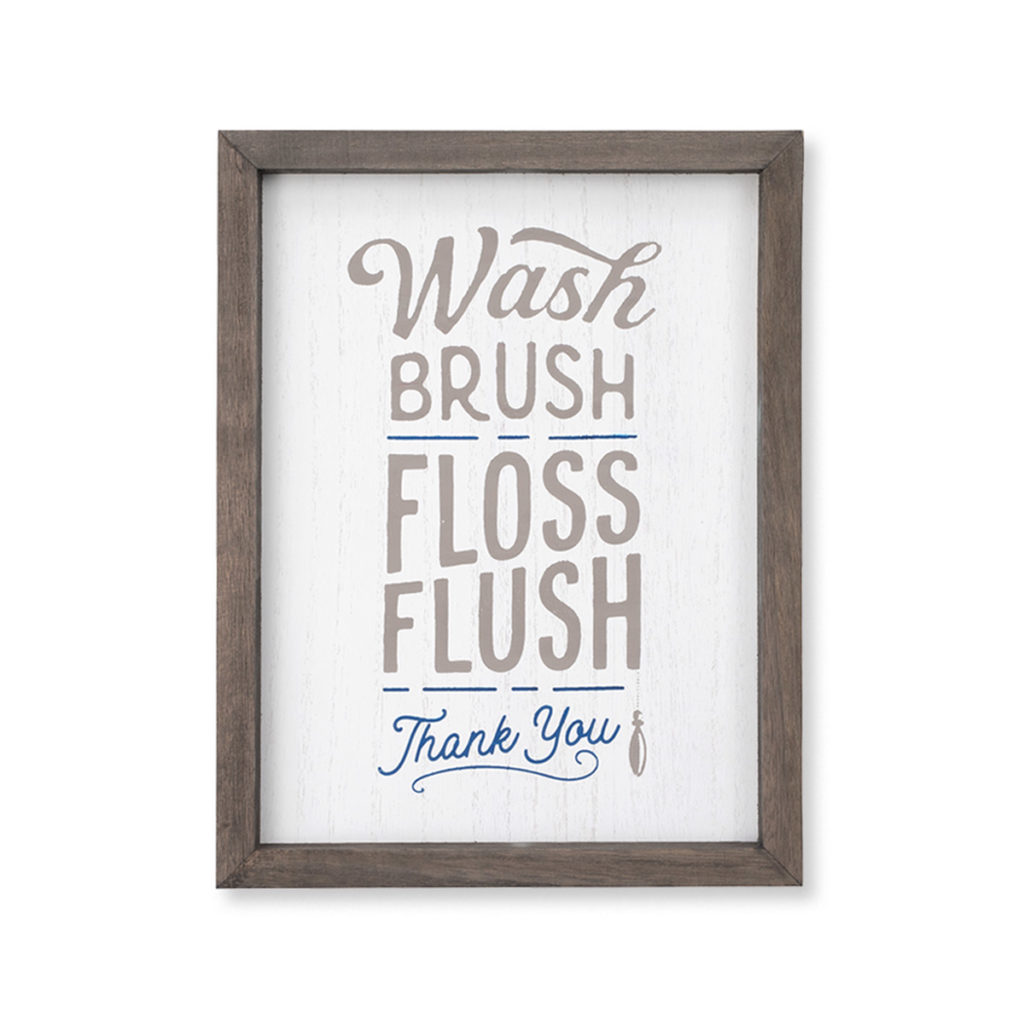 Wash Brush Floss Sample