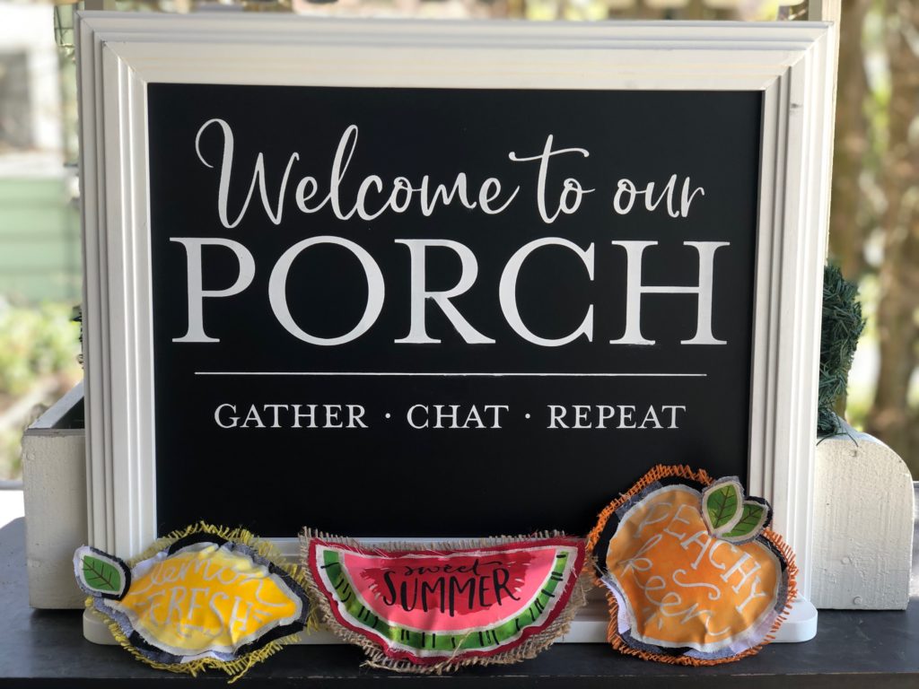 Welcome To Our Porch transfer