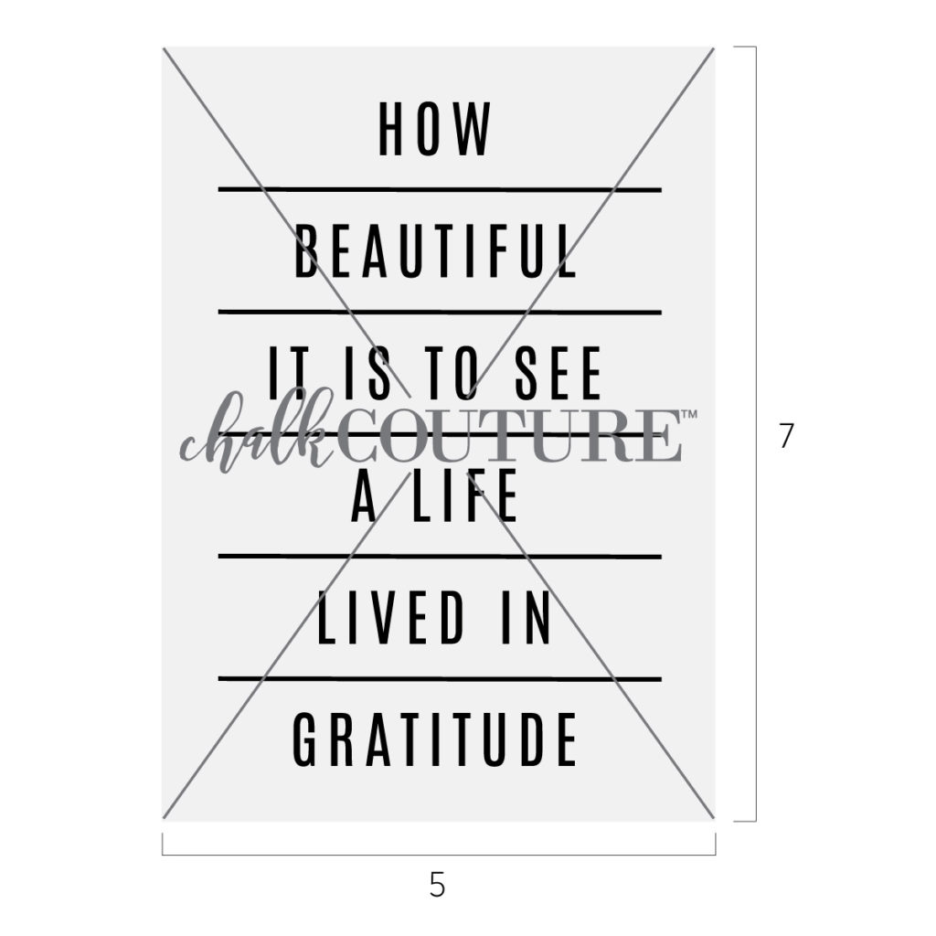 A Life Lived in Gratitude transfer