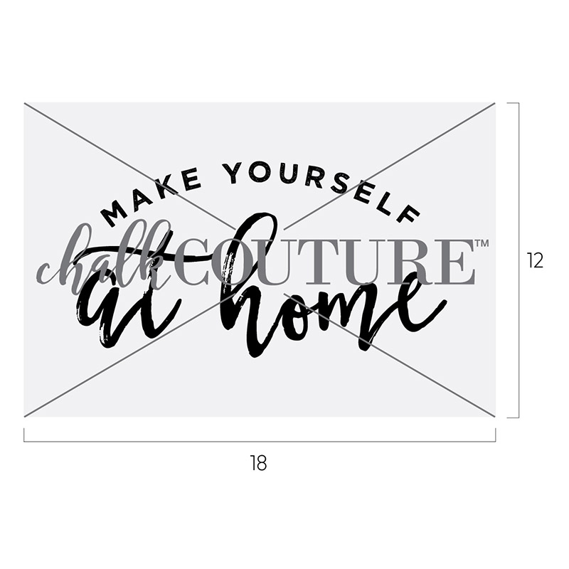 Make Yourself At Home Chalk Transfer