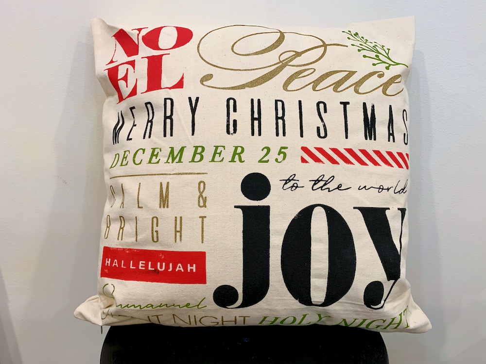 Christmas Sentiments Part V: Pillow Design Time
