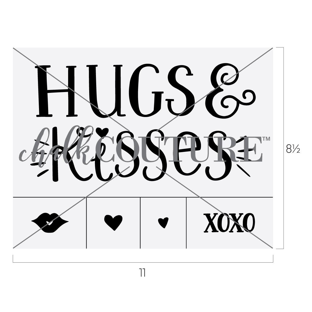 Hugs & Kisses transfer