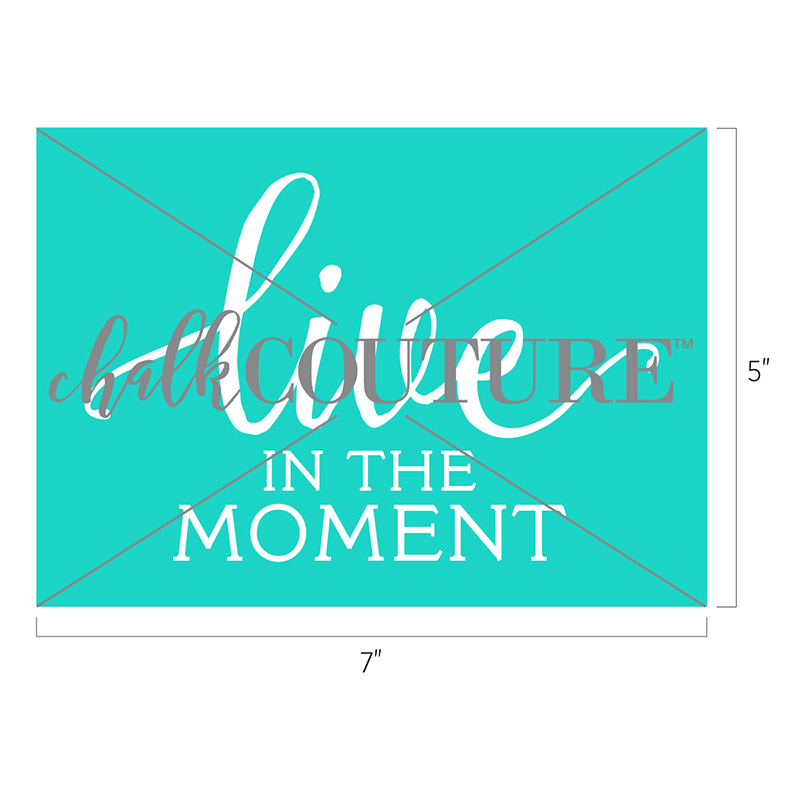 Botanicals Collection - Live in the Moment transfer