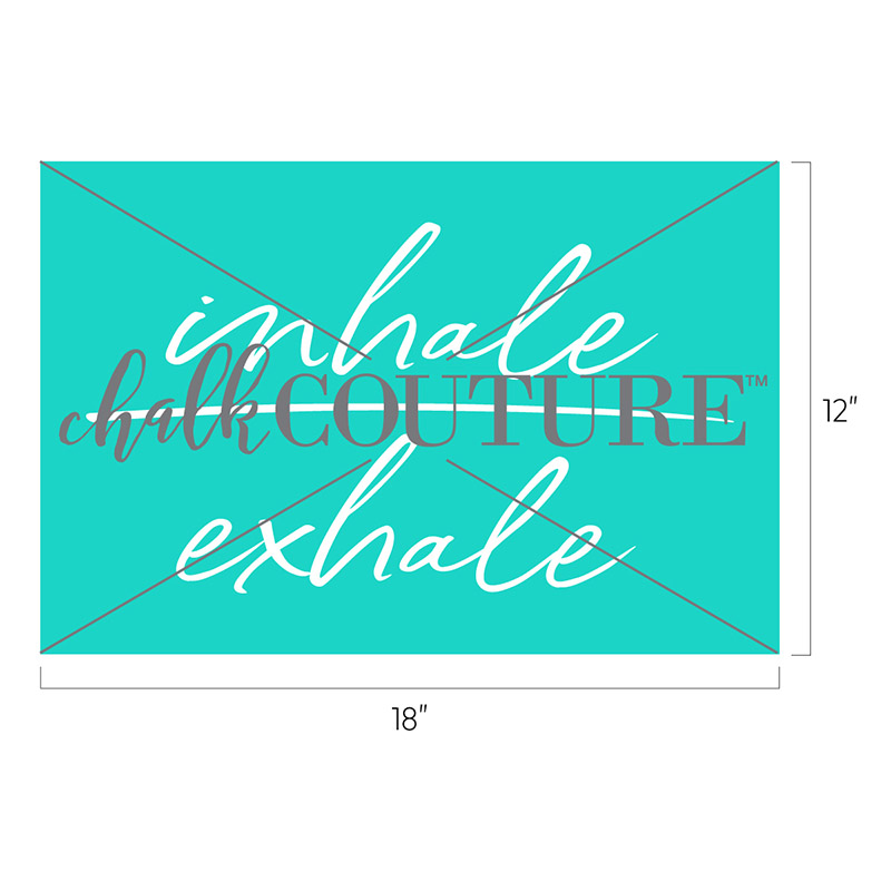 inhale exhale chalk transfer