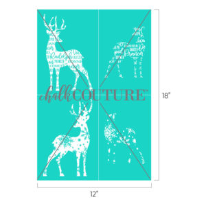 Holiday Deer Patterns transfer