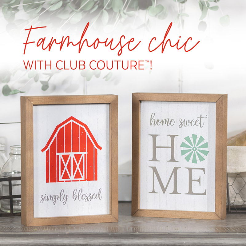 Farmhouse Chic with March 2022 Club Couture