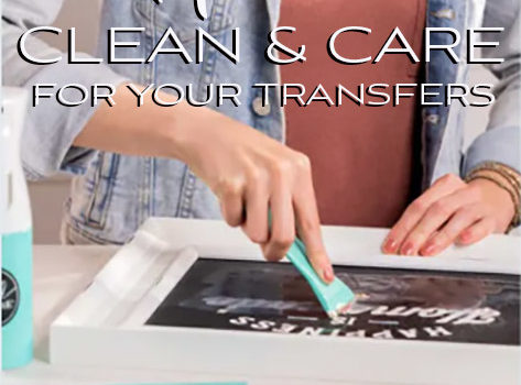 Clean and Care for Chalk Transfers