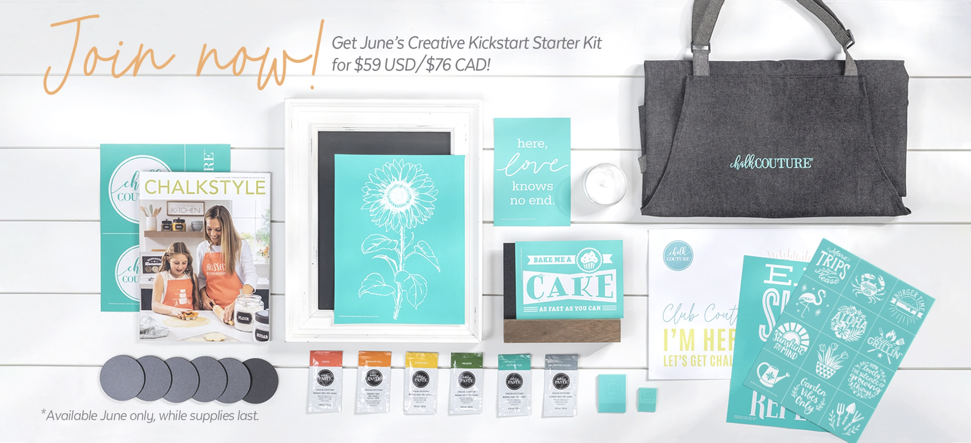 Get Creative at a Great Price $59 Starter Kit!