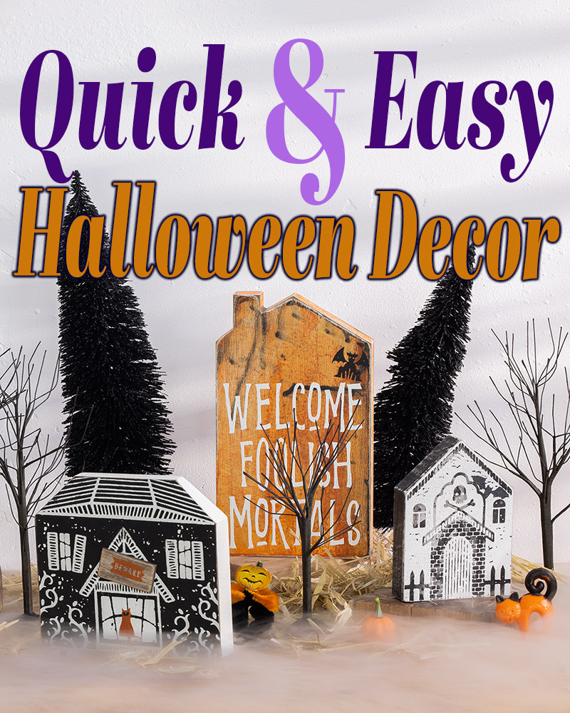 Make Your Own Quick and Easy Halloween Decor