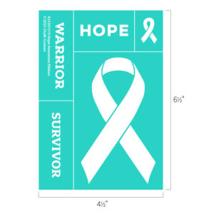 Chalk Couture Hope Awareness Ribbon Transfer